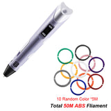 DIY 3D Pen 3D Printing Pen Printer Pen with USB 3D Drawing Pen Stift PLA Filament For Kids Child Educational Toys Birthday Gifts