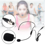 Wireless Microphone Mini Mic Professional Microphones Head-Wear Headset Mini XLR 3pin TA3F 40hz-12.5mhz 130dB