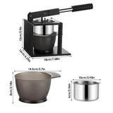 NEW Hand Juicer With Lever Stainless Steel Lemon Squeezer Citrus Juicer Hand Press Heavy Duty Manual Squeeze Juice Extractor