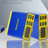 MECHANIC 6 Ports USB Quick Charge 3.0 Digital Display Fast Charging Device for iPhone Andorid iPad Tablet Fast Charger