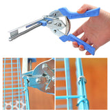 Hog Ring Pliers Repair Hand Tools Wire Fencing 600PCS Hog Rings Nails M-shaped Ring Nail for Animal Pet Cages Fencing
