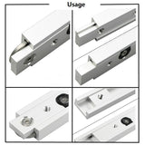 Aluminium alloy T-tracks Slot Miter Track And Miter Bar Slider Table Saw Miter Gauge Rod Woodworking Tools DIY