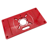 Carpinte Router Table Insert Plate Woodworking Benches Aluminium Wood Router Trimmer Models Engraving Milling Machine With Rings