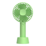 A20 Handheld Fan USB Charging Fan Mini Fan Student Gale Silent Three-speed Adjustment Desk Table Fan With Base