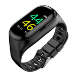 Hot Sale M1 Smart Bracelet Fitness Tracker TWS Blue Tooth Earbuds M1 Smart Band Heart Rate Blood Pressure Monitor TWS Headset
