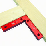 2pcs Tools Carpenter Aluminium Alloy Squares Lightweight Corner Positioning 90 Degree Woodworking