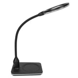 Clip/Benchtop Magnifying Lamp 3X Primary 10X Secondary Clip On Soft LED USB Port Adjustable Gooseneck Magnifier with Light u