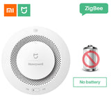 Xiaomi Mijia Honeywell Fire Alarm Photoelectric Smoke Sensor Gas Detector Work With Multifunction Gateway 2 Smart Home Control