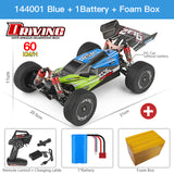WLtoys 144010 144001 75KM/H 2.4G RC Car Brushless 4WD Electric High Speed Off-Road Remote Control Drift Toy with 3000mAH Battery