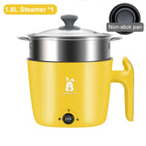 Electric Rice Cooker Household 220V Hot Pot For Students Dormitory Multi-functional Electric Cooking Machine Non-stick Pan