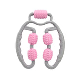 Massage Roller U Shape Trigger Point For Arm Leg Neck Muscle Tissue Fitness Gym Yoga Pilates Sports 4 Wheel Blocks Yoga Roller