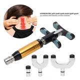 6 Levels Adjustable Manual Bone Correction Therapy Instrument Stimulator Stainless Steel Spine Chropractic Massager Health Care