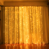 Luzes led string luzes de fadas ao ar livre 8 modos movido a energia solar para o natal festa ano novo casamento quarto janela