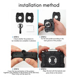 Richy 1 Pair Bicycle Road Bike Lock Pedals  for Flat Pedals Adapter for Wahoo Pedals Cycling Pedal Parts