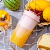 Mini USB Rechargeable Juice Blender Protable Blender Shaker Vegetable Fruit Mixer Maker Water Cup for Home Office Travel