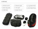 Puppy Dog training collar 400m Remote Control Electric Shock Vibration sound no barking mini training Portable Dog accessories