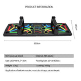 Foldable Push Up Stand Bars Board With Hand Grip For Core Training Workout Gym Home Fitness Body Building