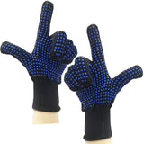 1Pair Hair Straightener Perm Curling Hairdressing Heat Resistant Finger Glove Hair Care Styling Tools Thermal Styling Accessorie