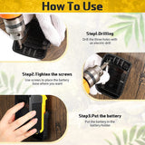 20 Pieces Battery Ready Dock Holder Compatible With Dewalt 20V 60V Battery Battery Tool Mounts With 60 Pieces Screws