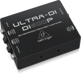 Behringer Ultra-DI DI600P High-Performance Passive DI-Box for the direct connection ¼" TRS,gold-plated XLR connectors