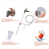 Aquarium Cleaner - Fish Tank Sand Cleaner Kit With Air-Pressing Button And Adjustable Water Flow Controller Clamp For Fish Tan
