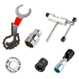 Bicycle Repair Tools Kit MTB Mountain Bike Chain Bottom Bracket Flywheel Crank Remover Wrench Bicycle Maintenance Universal Tool