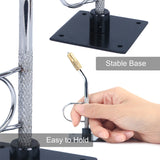 Portable Fly Tying Vise with Base Rotary C-clamp Fish Tackle Hook Binding Tool 87HF