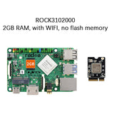 ROCK3 Model A Card Computer SBC Module With Wireless Wifi Module A1 Based On RK3568 Cortex-A55 2GB RAM Design