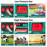 Air Compressor Tire Inflator HYCHIKA 160PSI Portable Inflator 2.0Ah Battery Fast Charger for Tires Balls and Other Inflatables