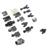 10Pcs/Lot Mecha Joint Parts With Ball Connector Bricks Fit With 92013 57909 17114 64276 50923 93571 90608 High-Tech Blocks Parts