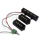 3 Band AMP EQ Preamp Circuit Bass Guitar Wiring Harness Bass Pickup Guitar Parts Accessories