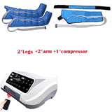 Pressotherapy Air Compression Leg Foot Massager Vibration Infrared Therapy Arm Waist Pneumatic Air wave pressure machine 220V