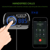 Car FM Transmitter Kit Handsfree Wireless Bluetooth 5.0 LCD MP3 Player USB Fast Charge 3.0 Car Accessories Auto FM Modulator