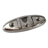 Marine Grade Boat Stainless Steel Folding Flip Up Dock Cleat 8" Accessories,Easy to install