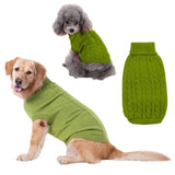 Warm Small Large dog sweater Cat Clothes Winter turtleneck Pet Puppy Knitwear Sweaters clothing for Cat small Medium big Dogs