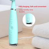 Face Cleaning Brush USB Rechargeable Face Cleaning Brush Silicone Waterproof Pore Cleaner Skin Care Skin Massager Cleaning Brush