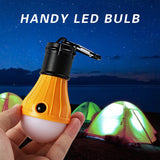 Portable LED Camping Tent Light LED Lanterna Flashlight Torch Lamp Work Light Backpacking Fishing Emergency Battery Powered