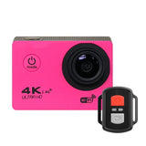 Ultra HD 4K Action Camera WiFi 12MP 2 Inch 30M Go Waterproof Pro 170D Helmet Bicycle Video Recording Camera Sports Cam