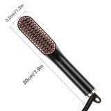 Brush Comb Men Beard Smooth Shape Anti Static Fluffy Straight Beard Comb