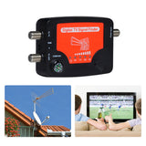 TV Signal Finder LED Display Portable TV Antenna Signal Strength Finder Meter Signal Finding Meter with Compass Alarm Buzzer