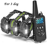 800m Dog Training collar Electric Shock vibration sound with LED Rechargeable Adjustable Levels For dogs Training dog supplies