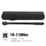 1/4 3/8 1/2 Torque Preset Torque Wrench Drive Tool 5-210 Nm Positive Negative Two-way Adjustment Spanner Auto Repair Hand Tools