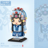 New LOZ Mini Blocks Heads Peking Opera character National Quintessence Building Blocks Toys for Children