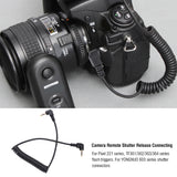 2.5mm Camera Shutter Cable Camera Remote Shutter Release Connecting Cord Cables For Canon Camera Accessories