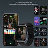 T11 Smart Watch BT Call 1.75inch HD Screen Blood Pressure DIY Watch Face Built In Speaker Microphone Smartwatch