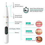 Sonic Electric Dental Scaler Portable LED Screen Calculus Remover Stains USB Charge Cleaner Tartar Tool Whiten Teeth Household