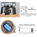 Outdoor Camping Lamp Multifunctional Adjustable Hiking Light Portable Hanging Lights Rechargeable Climbing Lantern