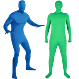 Blue/Green Screen Bodysuit Stretch Disappearing Man Body Suit For Photo Video Shooting Photography Background