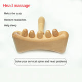 Wood GuaSha Stick Soft Scraping Rod Manual Massager For Back Neck Face Portable Health Care Meridian Acupoint Relief Tool
