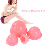 Silicone Vacuum Cupping Set ventosas acupuntura massage body cups Suction Cup Anti Cellulite Bank Facial Body Slimming Apparatus